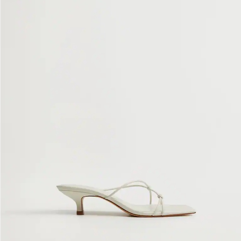 SOLD! MANGO knots heel sandals - Picture 4 of 11
